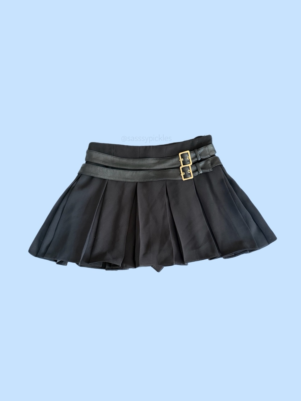 Amanda Uprichard Sanders Skort in Black